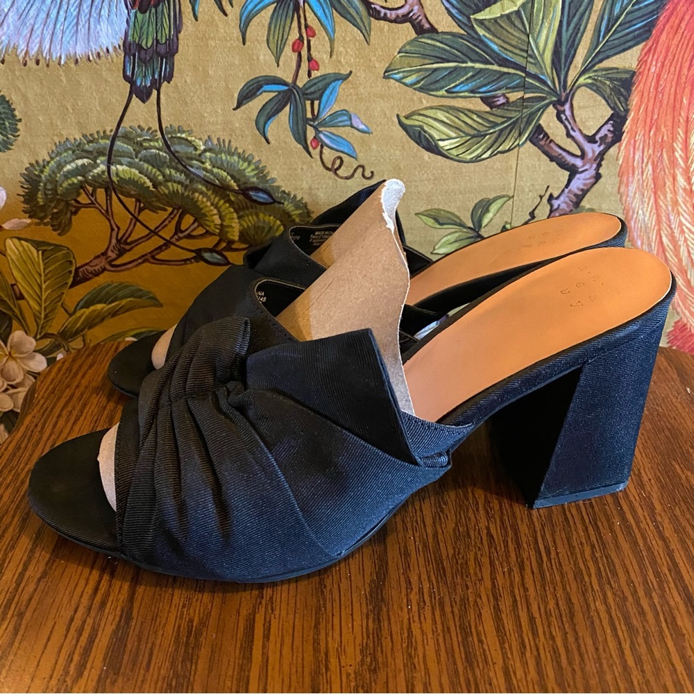 NWOT Women's Knotted Bow Mule Heel Pumps - A New Day